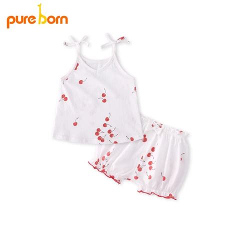 Pureborn Baby Boys Girls Clothing Sets 2018 Newborn Infant Clothes Set