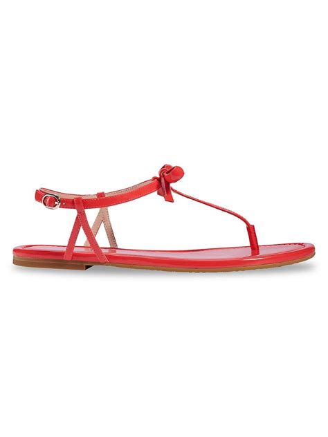 Buy Kate Spade New York Piazza Patent Leather Ankle Strap Thong Sandals