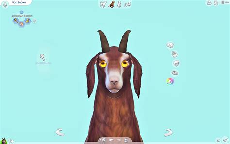 Mod The Sims Goat Eyes For Large Dogs