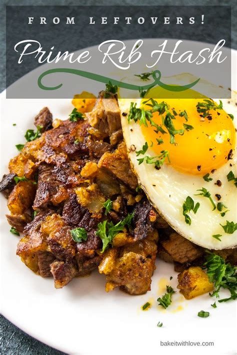 Ingredients · 2 pounds of leftover prime rib roast, cut in cubes · ½ pound of smoked bacon, cooked crisp and chopped · 4 tbsp olive oil · 4 cloves . Leftover Prime Rib Hash | Recipe | Leftover prime rib ...