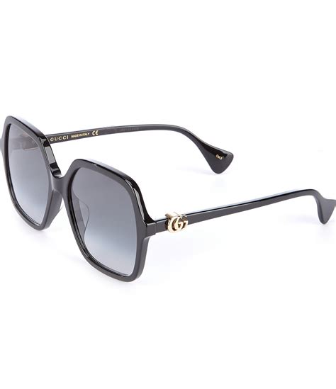 Gucci Womens Gg1072sa 56mm Rectangle Sunglasses Dillards