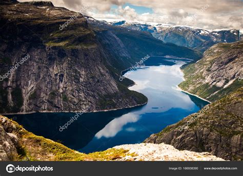 Colorful Mountain Scenes In Norway Beautiful Landscape Of Norway