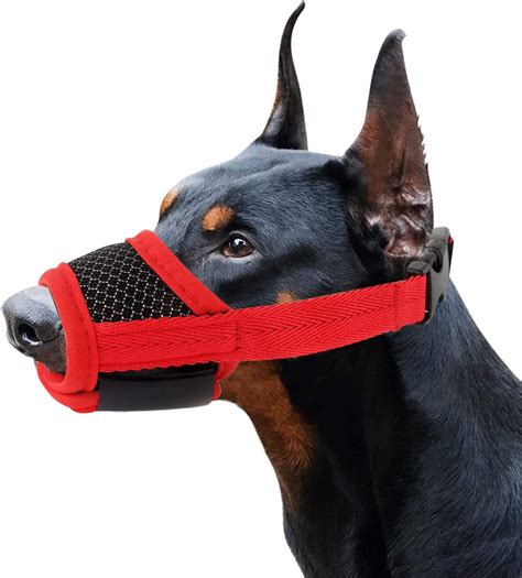 Dog Muzzles Breathable Adjustable Muzzle And Dog Training Muzzle To