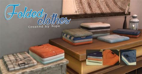 Folded Clothes For The Sims 4 Hey Happy New Year Again Sorry For