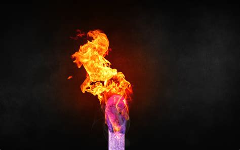 Fire Match Flame Close Up 8k Desktop Background Computer Background