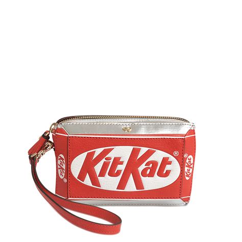 Anya Hindmarch Leather Kit Kat Clutch In Bright Red Red Lyst