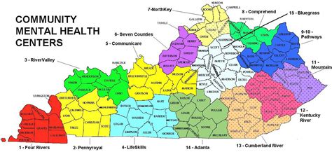 Eastern Kentucky County Map