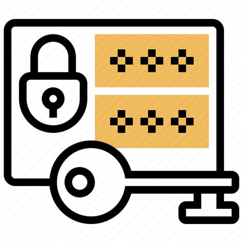 Encryption, locked, passcode, password, privacy icon