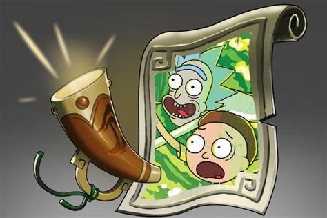 Dota 2s Rick And Morty Announcer Pack Out Now