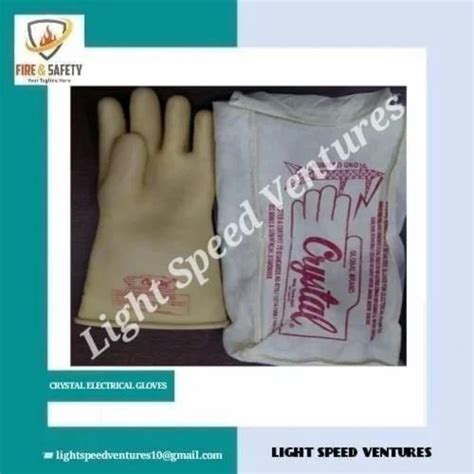 Latex Washable Crystal Plain Electrical Hand Gloves Kv At Rs Pair In Ahmedabad