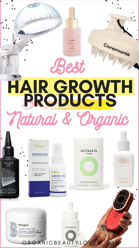 11 Best Natural Hair Growth Products To Fight Hair Loss Organic