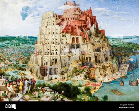 Pieter Bruegel El Viejo La Torre De Babel Pintura 1563 Fotografía De