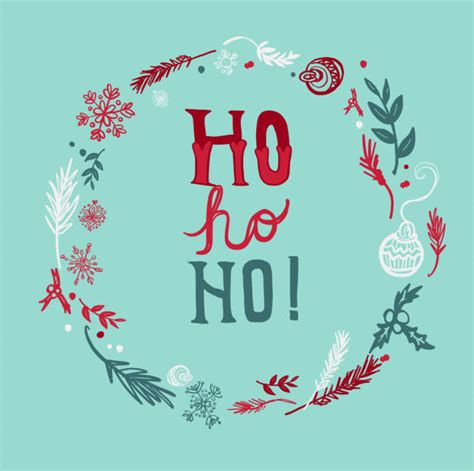 Royalty Free Ho Ho Ho Clip Art Vector Images And Illustrations Istock