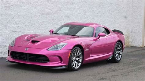 Dodge Viper Wears Factory Metallic Pink Paint Selling For 155k