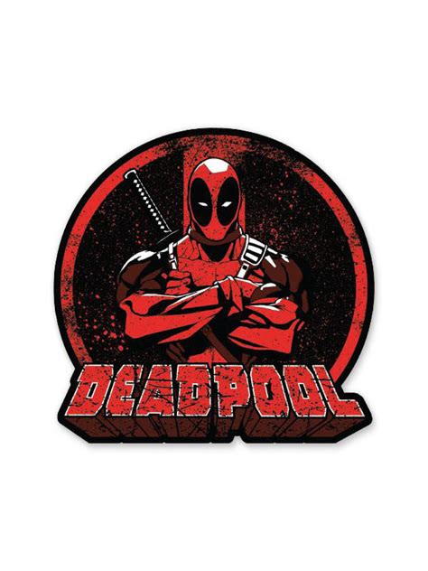 Deadpool Logo Official Deadpool Stickers Redwolf
