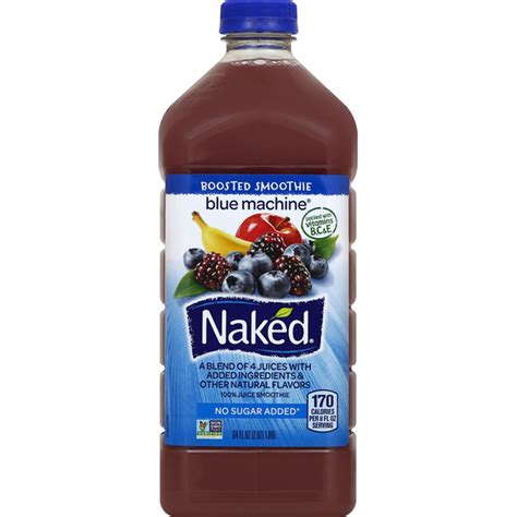 Naked Boosted Blue Machine Juice Smoothie 64 Fl Oz Instacart