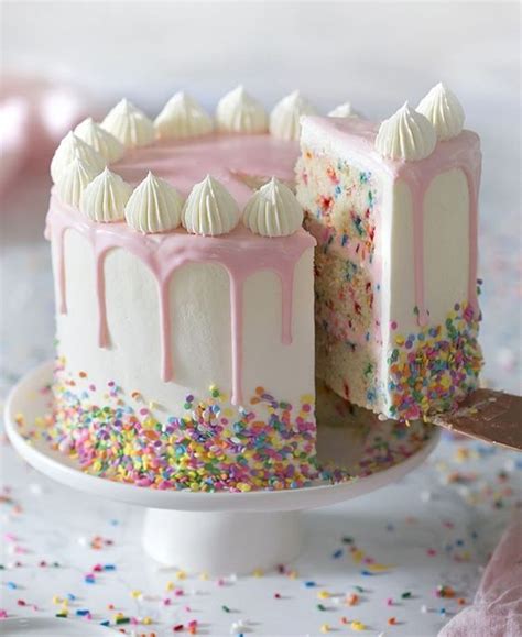 40 Awesome And Unique Birthday Cake Ideas That Look Amazing In 2021 Funfetti Cake Simple