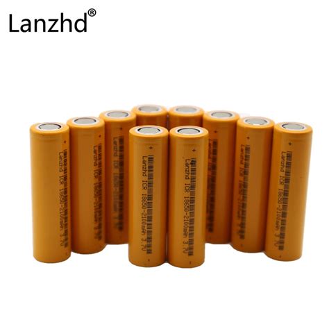 10pcs Icr 18650 Battery 37v Rechargeable Batteries Li Ion Battery For