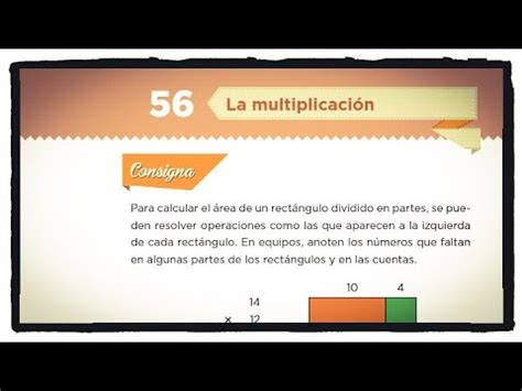 Paco el chato es una plataforma independiente que ofrece recursos de apoyo a los libros de texto de la sep y otras editoriales. Desafío 56 La multiplicación página 106 del libro de matemáticas de 4 grado - YouTube