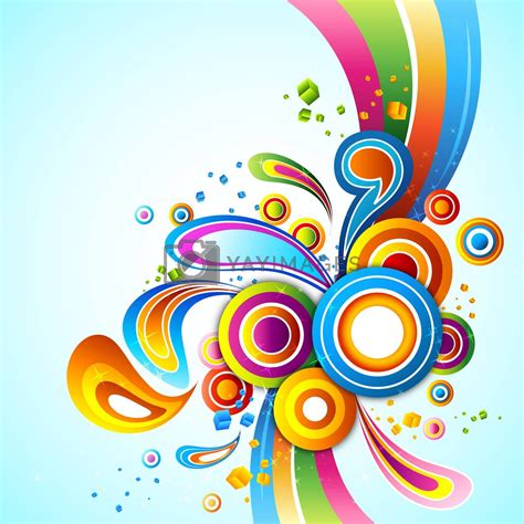Colorful Abstract Vector Background Royalty Free Stock