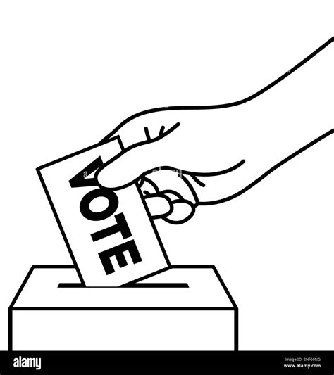 Voting Clipart Black And White