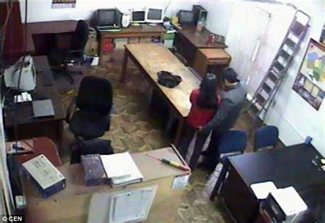 bolivian civil servant is caught on cctv having sex in his office daily mail online