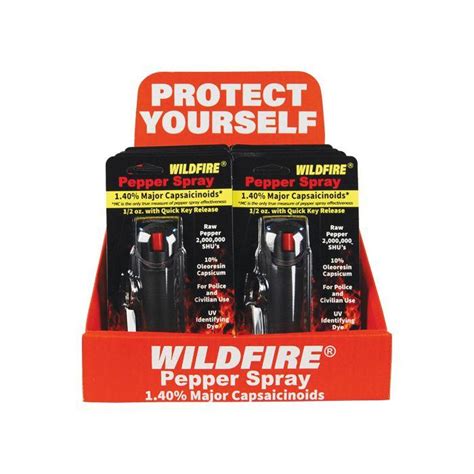 Wildfire Wholesale Pepper Spray Halo Keychain Holster Case Of 12 14