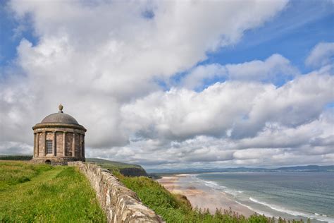 Mussenden Temple Foto And Bild Sommer Irland Strand Bilder Auf