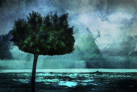 The Lonely Tree Digital Art By Declan Odoherty Pixels