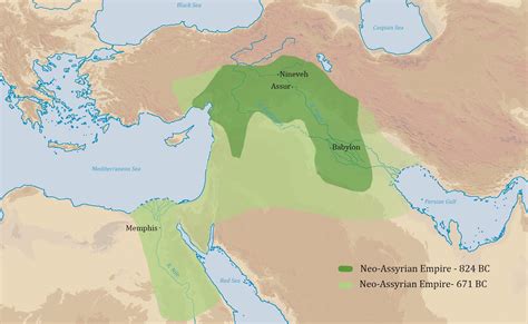Neo Babylonian Empire Map