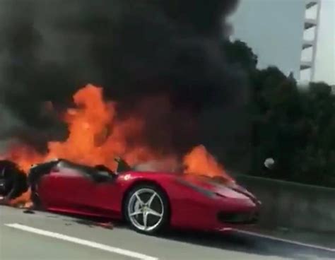 Apa patut buat selepas kereta terbakar. Kereta Ferrari Terbakar Di Lebuh Raya KESAS Milik Jutawan ...