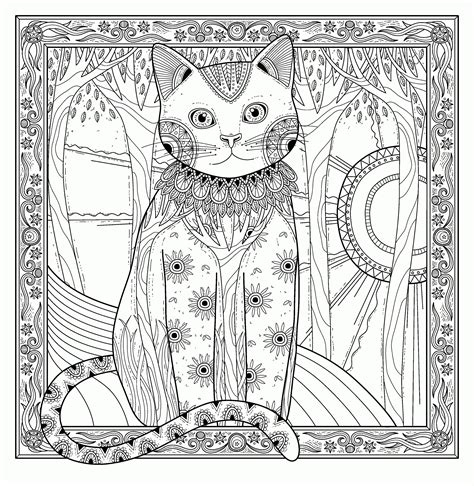 39+ cats coloring pages for adults for printing and coloring. Cat Coloring Pages for Adults - Best Coloring Pages For Kids