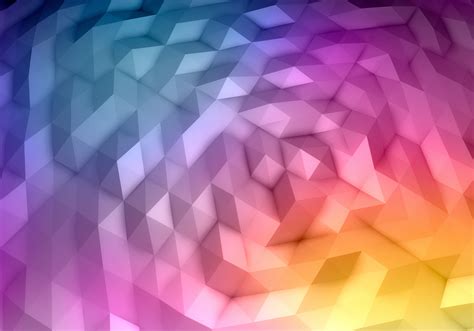 1026503 Illustration Abstract Low Poly Symmetry Blue Triangle