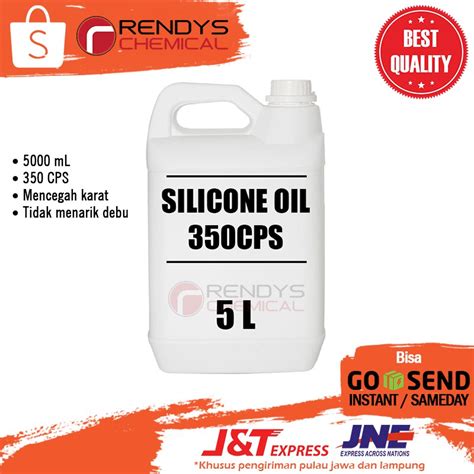 Jual Silicone Oil 350cps 5l Minyak Silikon Minyak Pelumas Shopee