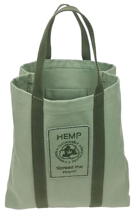 100 Hemp Canvas Heavy Duty Reusable Shopping Tote Bag