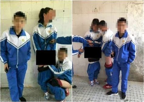 3中学男生猥亵女同学被拘 裤子被脱至膝盖还一起合影 北京时间