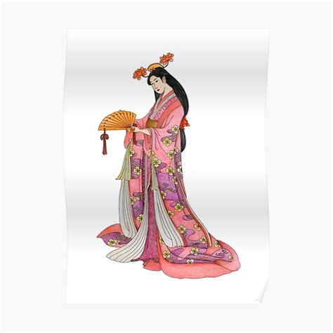 Japanese Princess Sotoori Hime By Eishi Hosoda Poster For Sale By