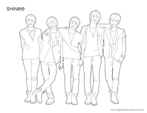 Kpop Coloring Pages At Free Printable Colorings