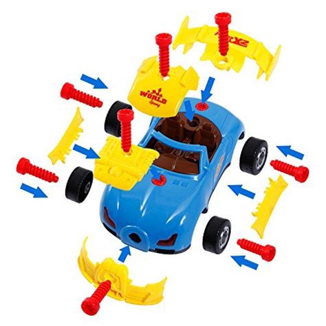 Sgile Take Apart Toy Racing Car 30 Pieces Build Your Own Car