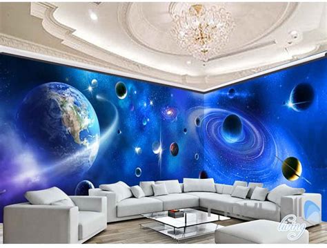 3d Universe Entertainment Entire Room Bedroom Wallpaper