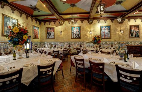 The dining room with the current restrictions on capacity and table spacing, our restaurant is limited to just fifteen tables of no more than five guests each. Columbia Restaurant