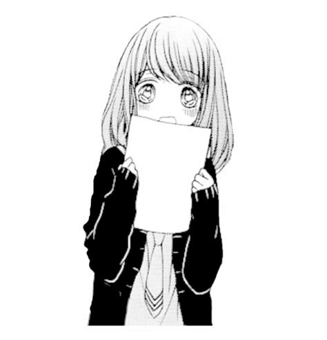 Cute Anime Black And White Pfp Made Transparent Credit Black And