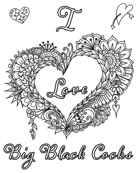 Kinky Coloring Sheet Erotic Coloring Page Swear Word Etsy