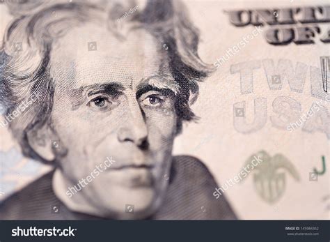 Portrait Andrew Jackson On Twenty Dollars Stock Photo 145984352