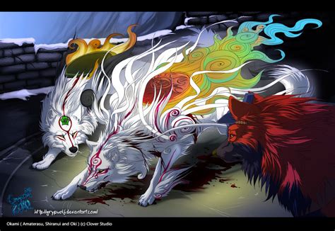 Okami Refusing To Fall By Vooron On Deviantart