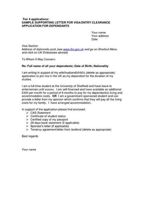 I will be back with more cover letter. Cover Letter Sample For Uk Visa Application Free Online ...