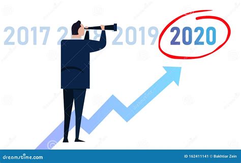 Visione Di Leader Aziendale Sulla Strategia Per Il Nuovo Anno 2020 In