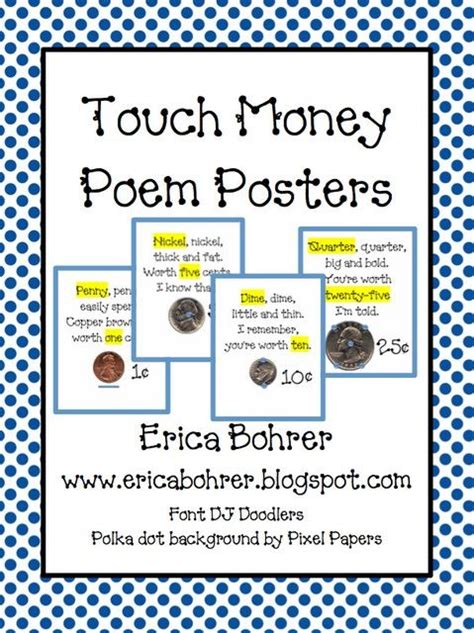 The first worksheet asks students to. I used these in Teacher Cadet, children memorized them very easily. | Touch math, Teaching money ...