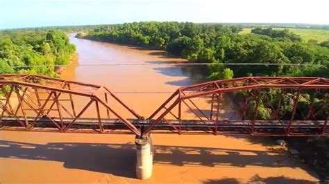 Brazos River Railroad Bridge Youtube