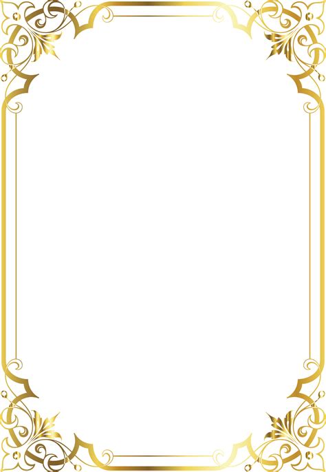 Elegant Border Frame Png Adalberto Keiser